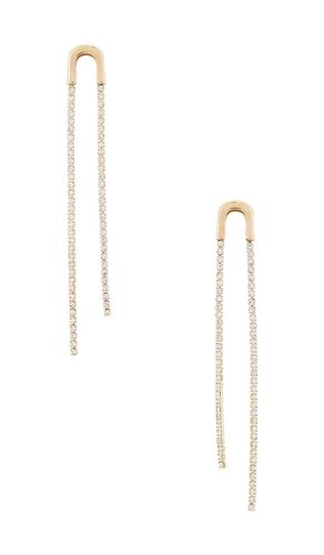 BOUCLES D'OREILLES PENDANTES DOUBLE CHAIN en - Ettika - Modalova