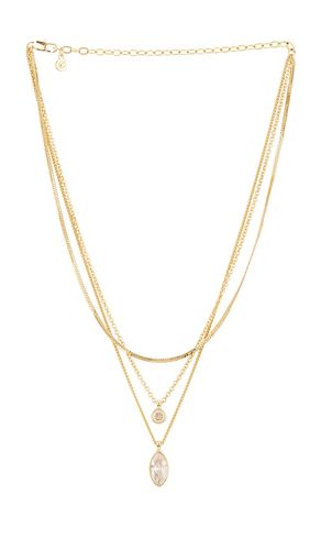 COLLIER À MULTI-RANGS AVEC PENDENTIF CLASSIC en - Ettika - Modalova