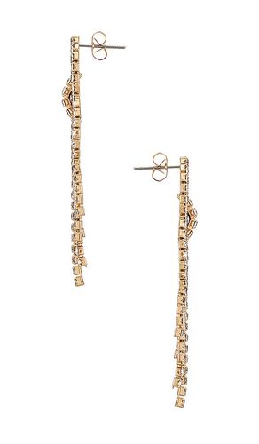 BOUCLES D'OREILLES CRYSTAL FRINGE en - Ettika - Modalova