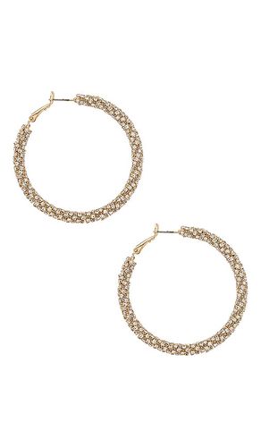 BOUCLES D'OREILLES CRÉOLE CRYSTAL en - Ettika - Modalova