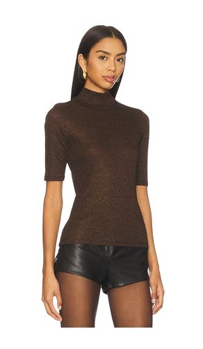 T-SHIRT RAS DE COU LUREX en . Taille L. Also en M, S, XL, XS - FRAME - Modalova
