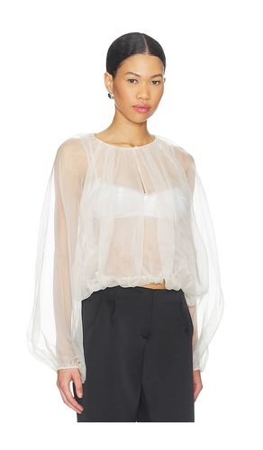 The Sheer Balloon Blouse en . Taille M. Also en L - FRAME - Modalova