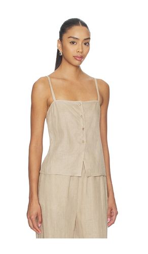 CARACO BOUTONNÉ EN LIN en . Taille L. Also en M, S, XS - FRAME - Modalova