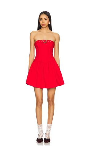 ROBE MINI EN JEAN LIPSTICK in . Size M, S, XS - For Love & Lemons - Modalova