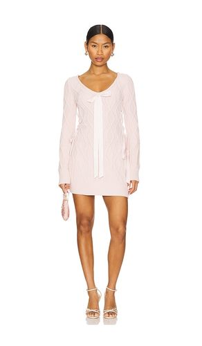 ROBE MINI EN MAILLE TORSADÉE CHENILLE en . Taille L. Also en M, S, XS - For Love & Lemons - Modalova