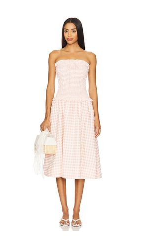 ROBE MIDI À CARREAUX PETAL en . Taille M. Also en L - For Love & Lemons - Modalova