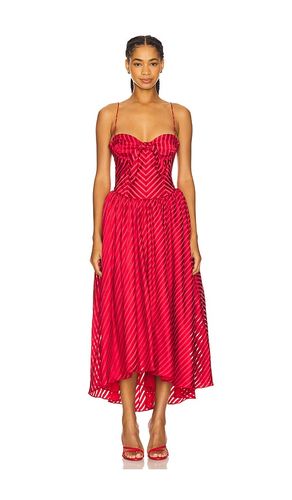 ROBE LONGUE À RAYURES BURNOUT en . Taille M. Also en S, XS - For Love & Lemons - Modalova