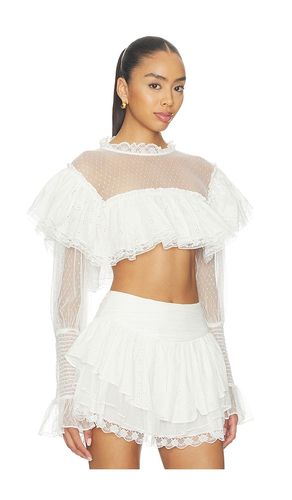 Beckett Crop Top en . Taille L. Also en M, S, XL, XS - For Love & Lemons - Modalova