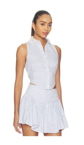 TOP COL EN DENTELLE BRODÉE en . Taille L. Also en M, S, XS - fleur du mal - Modalova