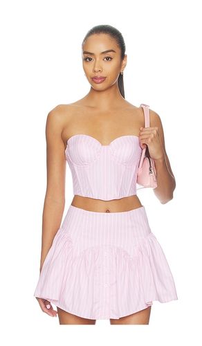 Poplin Cropped Hamptons Bustier en . Taille L. Also en M, S, XS - fleur du mal - Modalova