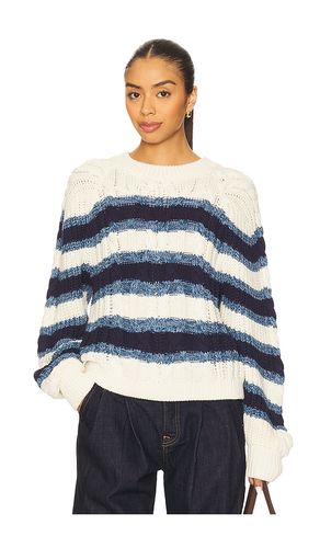 PULL RAYÉ MAILLE TORSADÉE FRANKIE en . Taille L. Also en M, S, XL, XS - Free People - Modalova