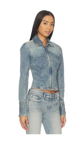 BLOUSON EN DENIM AVEC GLISSIÈRE SAMMY en . Taille L. Also en XL - Free People - Modalova
