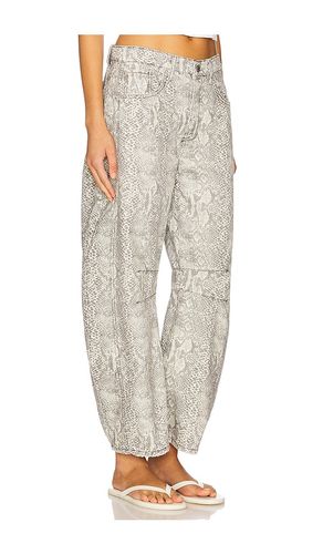 PANTALON IMPRIMÉ FORME BARREL GOODLUCK en . Taille 24. Also en 25, 27 - Free People - Modalova