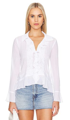 Bad At Love Solid Blouse In Ivory in . Size S, XS - Free People - Modalova
