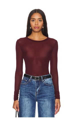 X Intimately FP x REVOLVE Before Sunset Mesh Long Sleeve In Chocolate Merlot in . Size M, S, XS - Free People - Modalova