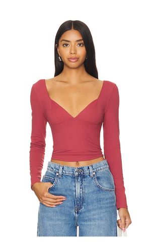 X Intimately FP Duo Corset Long Sleeve Cami In Earth in . Size M - Free People - Modalova