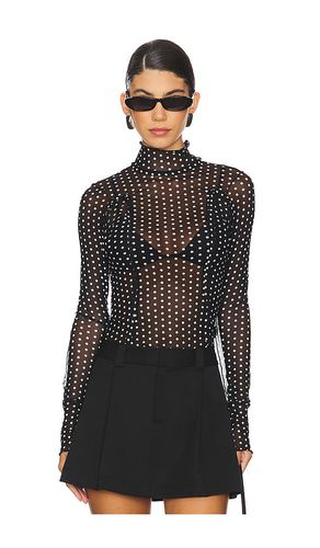 Charlie Printed Mesh Top in . Size S, XS - Free People - Modalova