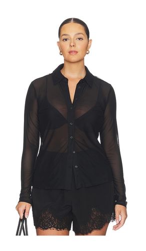 Mesh Button Up Top en . Taille M. Also en L, XL - Good American - Modalova