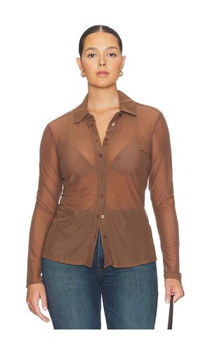 Mesh Button Up Top en . Taille XS. Also en S, M, XL - Good American - Modalova