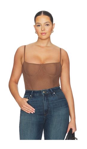 Mesh Bustier Bodysuit Top en . Taille L. Also en M - Good American - Modalova