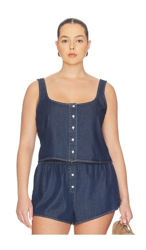 Denim Button Front Tank Top en . Taille XS. Also en S, M, L, XL, XXL - Good American - Modalova