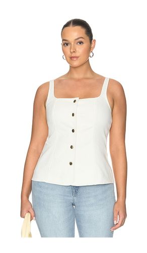 Sleeveless Button Front Denim Top en . Taille XS. Also en S, M, L - Good American - Modalova