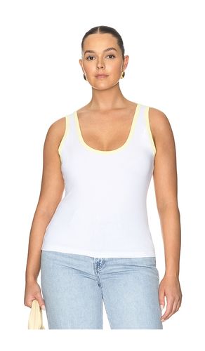 Super Stretch Ringer Tank Top en . Taille S. Also en M, L - Good American - Modalova