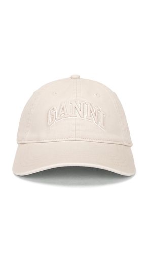 Ganni CASQUETTE en Ivory - Ganni - Modalova
