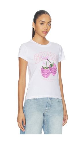 Baby Fit Raspberry T-shirt en . Taille XS. Also en S, XL - Ganni - Modalova