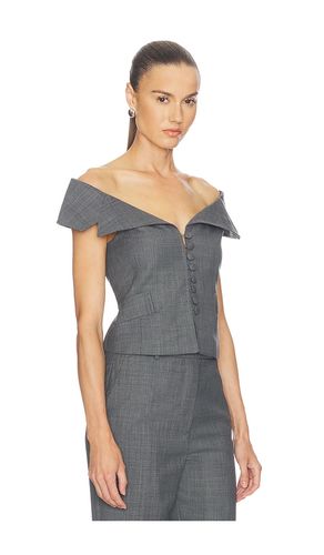 GILET WOOL MELANGE SUITING en . Taille 34. Also en 36, 38 - Ganni - Modalova