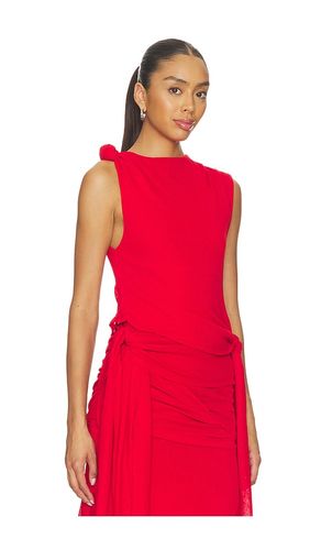 Marl Mesh Tie Knot Tank Top en . Taille 34. Also en 36, 38 - Ganni - Modalova