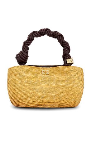 Ganni MINI-SAC BOU en Tan - Ganni - Modalova