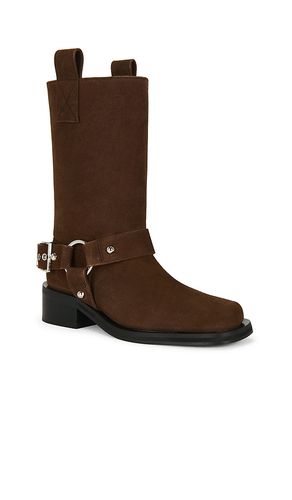 BOTTINES MID SHAFT BIKER en . Taille 37. Also en 38, 39, 40 - Ganni - Modalova
