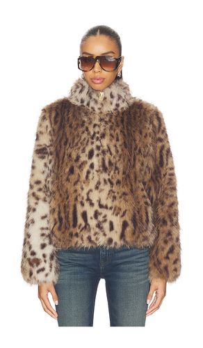 Jamie Leopard Faux Fur Jacket en . Taille XS. Also en S - Generation Love - Modalova