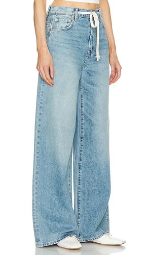 JEAN BAGGY AVEC CORDON DE SERRAGE ET JAMBES LARGES LUCIA en -. Taille 31. Also en 32 - GRLFRND - Modalova