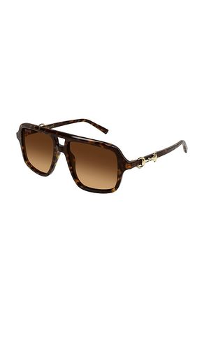 Gucci LUNETTES DE SOLEIL en Brown - Gucci - Modalova