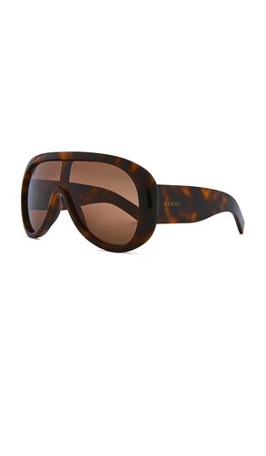 Gucci LUNETTES DE SOLEIL en Brown - Gucci - Modalova