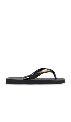 SANDALES TOP LOGO METALLIC en . Taille 37/38. Also en - Havaianas - Modalova