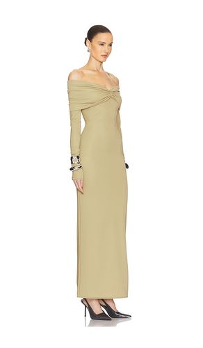 ROBE MATTE JERSEY OFF SHOULDER MAXI DRESS en . Taille S. Also en XL - Helsa - Modalova