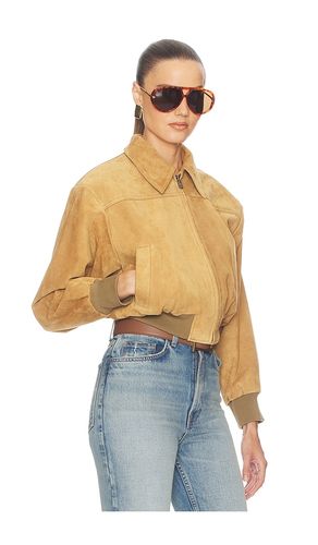 BLOUSON THE SUEDE ZIP BOMBER en . Taille XXS. Also en XS, S, M, L, XL - Helsa - Modalova