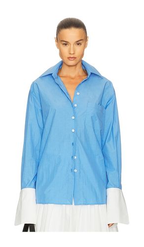 Classic Oversized Shirt en Tech Poplin en . Taille M. Also en - Helsa - Modalova
