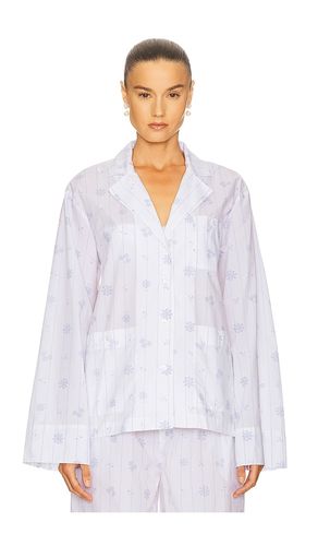 Pajama Top en Fleur Print Stripe en . Taille M. Also en S, XS - Helsa - Modalova