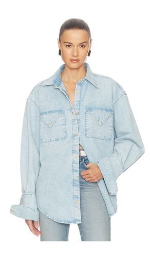 CHEMISE WASHED DENIM SHIRT en . Taille S/M. Also en - Helsa - Modalova
