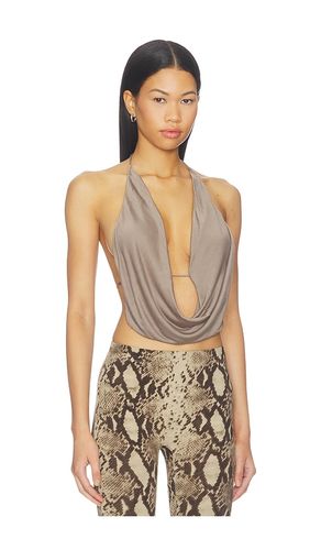 Calla Deep Cowl Halter Neck Top en . Taille XS. Also en S, M, L - Indah - Modalova