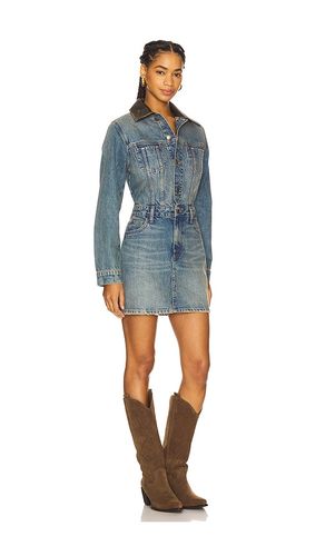 MINI-ROBE VESTE EN JEAN MAXELLA en . Taille 0. Also en 2, 4, 6, 8 - SIMKHAI - Modalova