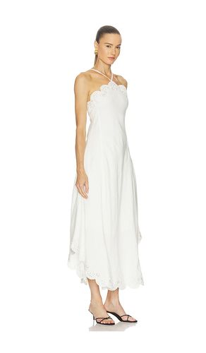 ROBE GILLIAN EMBROIDERED LINEN MIDI en . Taille 4. Also en 6 - SIMKHAI - Modalova
