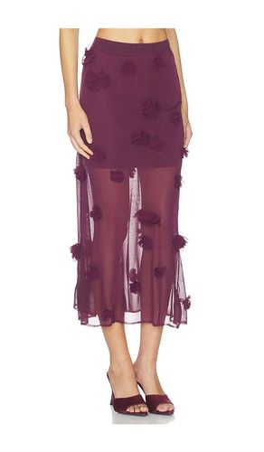 JUPE MIDI AVEC APPLICATION FLORALE CORA en . Taille XS. Also en S, L - SIMKHAI - Modalova