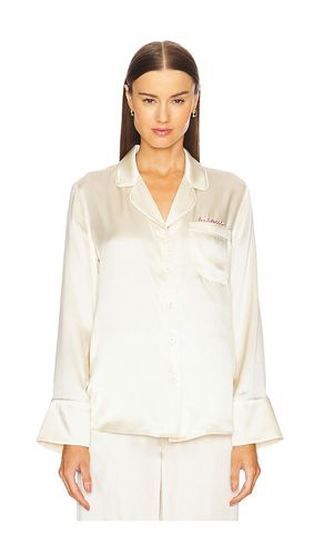 By Marianna Tay Silk Pajama Top in . Size M, S, XL, XS, XXS - L'Academie - Modalova