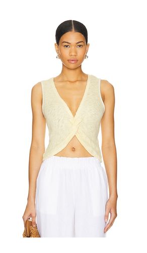 Caspian Twist Front Mesh Top in . Size L, XS - LA Made - Modalova