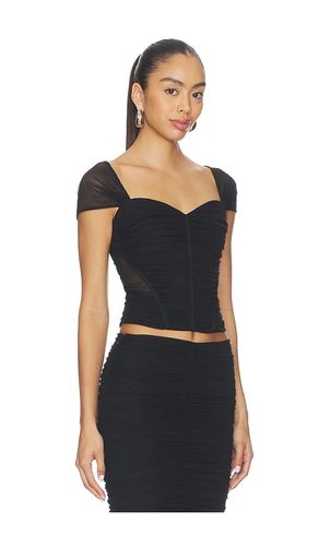 Asuka Shirred Mesh Top en . Taille 0. Also en 2 - L'AGENCE - Modalova